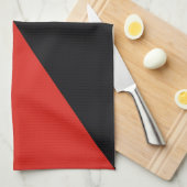 Anarchie Flaggensymbol Punk Kommunismus Sozialismu Geschirrtuch (Viertel Falte)