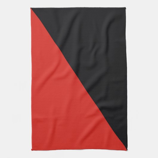 Anarchie Flaggensymbol Punk Kommunismus Sozialismu Geschirrtuch (Vertikal)