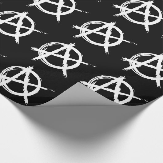 Anarchie Geschenkpapier (Ecke)