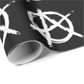 Anarchie Geschenkpapier (Rolleneckpunkt)