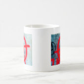 Anarchie-Graffiti Kaffeetasse (Mittel)