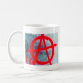 Anarchie-Graffiti Kaffeetasse (Links)