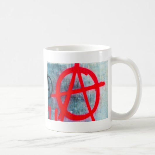 Anarchie-Graffiti Kaffeetasse (Rechts)