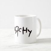 Anarchie im Pokal Kaffeetasse (VorderseiteRechts)