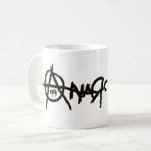 Anarchie im Pokal Kaffeetasse (Vorderseite Links)