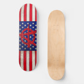 Anarchie in den USA Skateboard (Vorderseite)