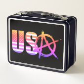 Anarchie in der... USA Metall Brotdose (Rückseite)