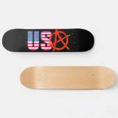Anarchie in der... USA Skateboard (Horizontal)