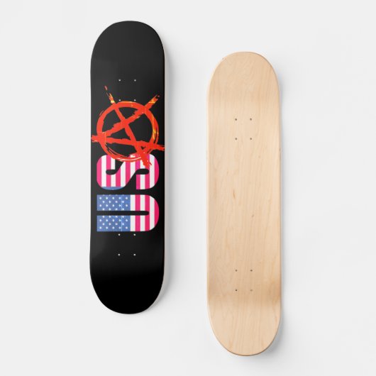 Anarchie in der... USA Skateboard (Vorderseite)