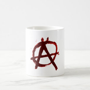 Anarchie Kaffee-Tasse, Freiheit in jeder Sekunde Kaffeetasse