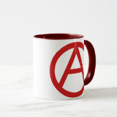 Anarchie-Kaffee-Tasse Tasse (VorderseiteRechts)