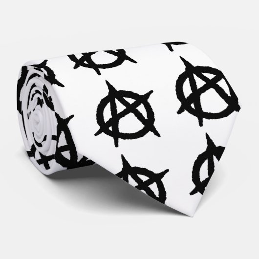 Anarchie-Krawatte Krawatte (Gerollt)