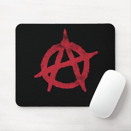 Anarchie-Kreis A Mousepad (Mit Mouse)