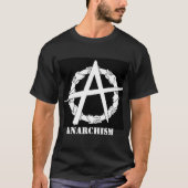 Anarchie Kreis-ein übergibt T - Shirt (Vorderseite)
