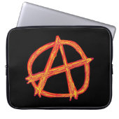 Anarchie Laptopschutzhülle (Vorderseite)