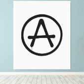 Anarchie Leinwanddruck (Insitu (Holzboden))