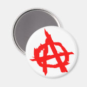 Anarchie Magnet (Vorderseite/Rückseite)