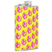 Anarchie Muster Flachmann (Rechts)