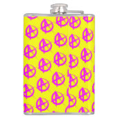 Anarchie Muster Flachmann (Rückseite)