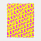 Anarchie Muster Fleecedecke (Vorderseite)