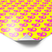 Anarchie Muster Fotodruck (Ecke)