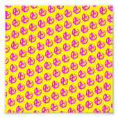 Anarchie Muster Fotodruck (Vorne)