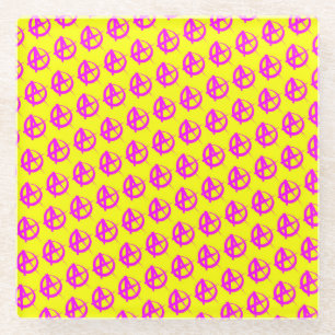 Anarchie Muster Glasuntersetzer