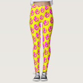 Anarchie Muster Leggings (Vorderseite)