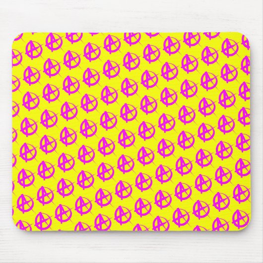 Anarchie Muster Mousepad (Vorne)