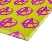 Anarchie Muster Schneidebrett (Ecke)