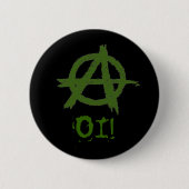 Anarchie, OI! Baumwolle Button (Vorderseite)