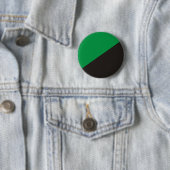 Anarchie Öko flagge grüne schwarze Ökologie Bio Button (Beispiel)