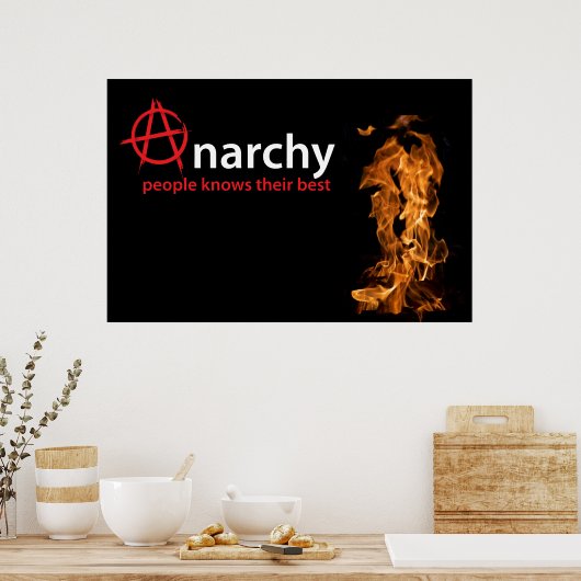 Anarchie Poster (Küche)