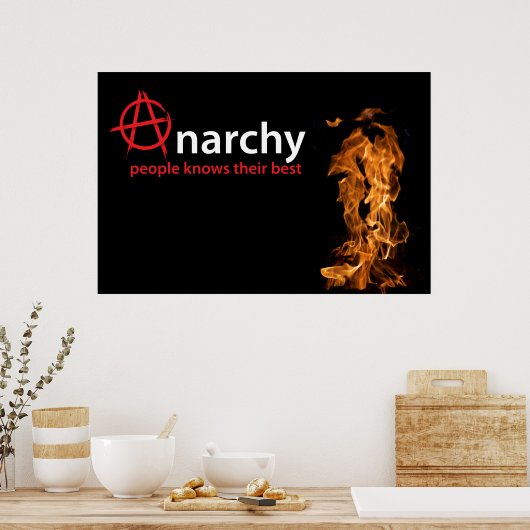 Anarchie Poster (Küche)