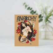 Anarchie Postkarte (Stehend Vorderseite)