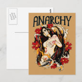 Anarchie Postkarte (Vorne/Hinten)
