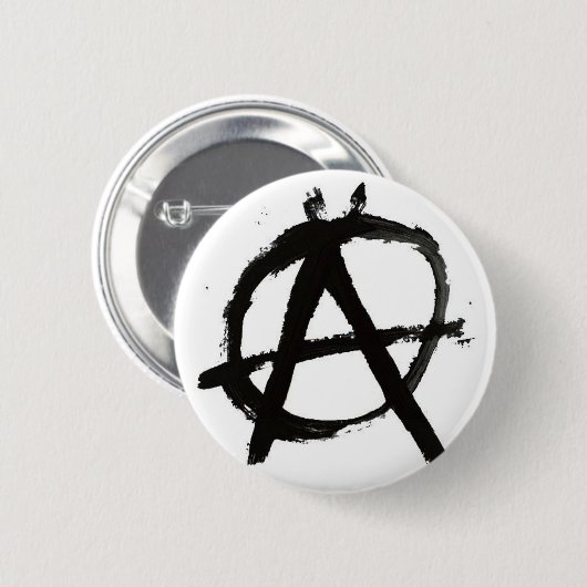 Anarchie Rulez Button (Vorne & Hinten)
