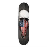 Anarchie-Schädel-Skateboard