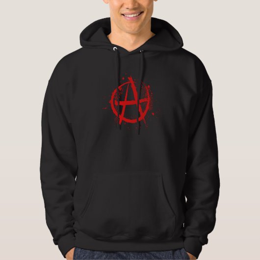 Anarchie-Symbol 2 Hoodie (Vorderseite)