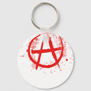 Anarchie-Symbol 2 Schlüsselanhänger