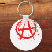 Anarchie-Symbol 2 Schlüsselanhänger (Vorderseite)
