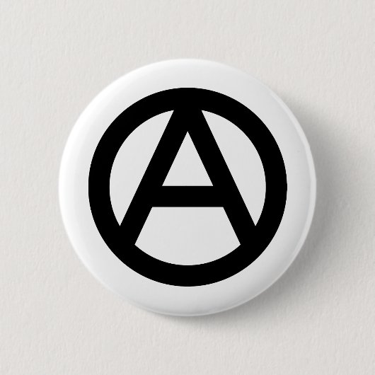 Anarchie-Symbol Button (Vorderseite)
