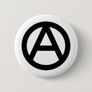 Anarchie-Symbol Button
