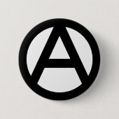 Anarchie-Symbol Button (Vorderseite)