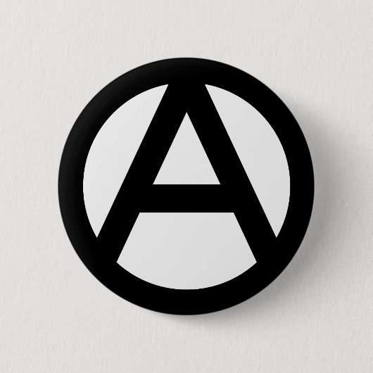 Anarchie-Symbol Button (Vorderseite)