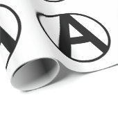Anarchie-Symbol Geschenkpapier (Rolleneckpunkt)