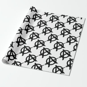 Anarchie-Symbol Geschenkpapier