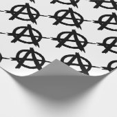 Anarchie-Symbol Geschenkpapier (Ecke)