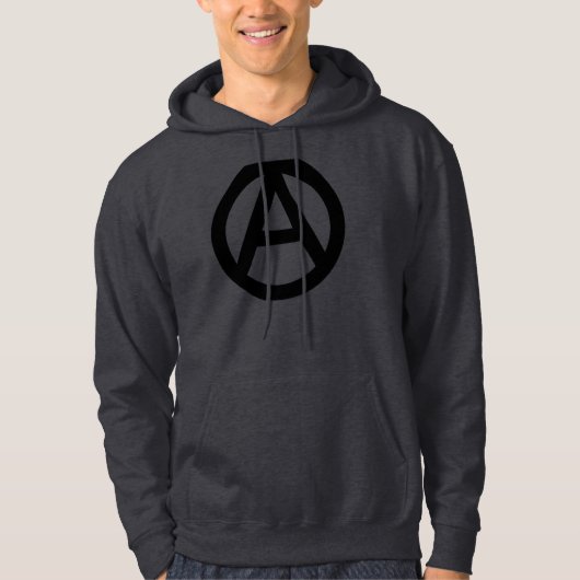 Anarchie-Symbol Hoodie (Vorderseite)