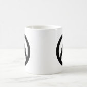 Anarchie-Symbol Kaffeetasse (Mittel)